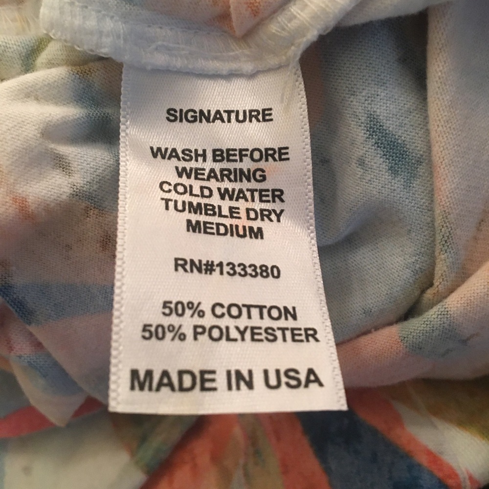 Whimsy Rose like new butter soft print top size M - Picture 3 of 3